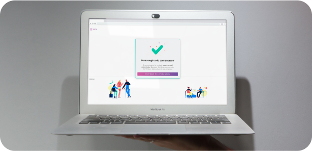 Registro de ponto por desktop